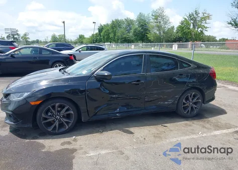 2020 Honda Civic Sport from USA, damaged, VIN 19XFC2F88LE210075